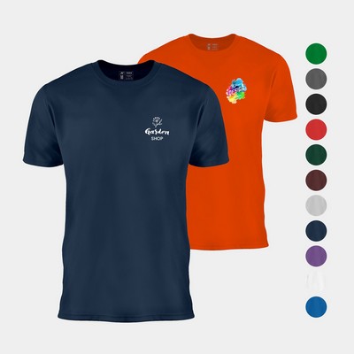 Men's Performance Crew Neck T-Shirt with Set-In Sleeves